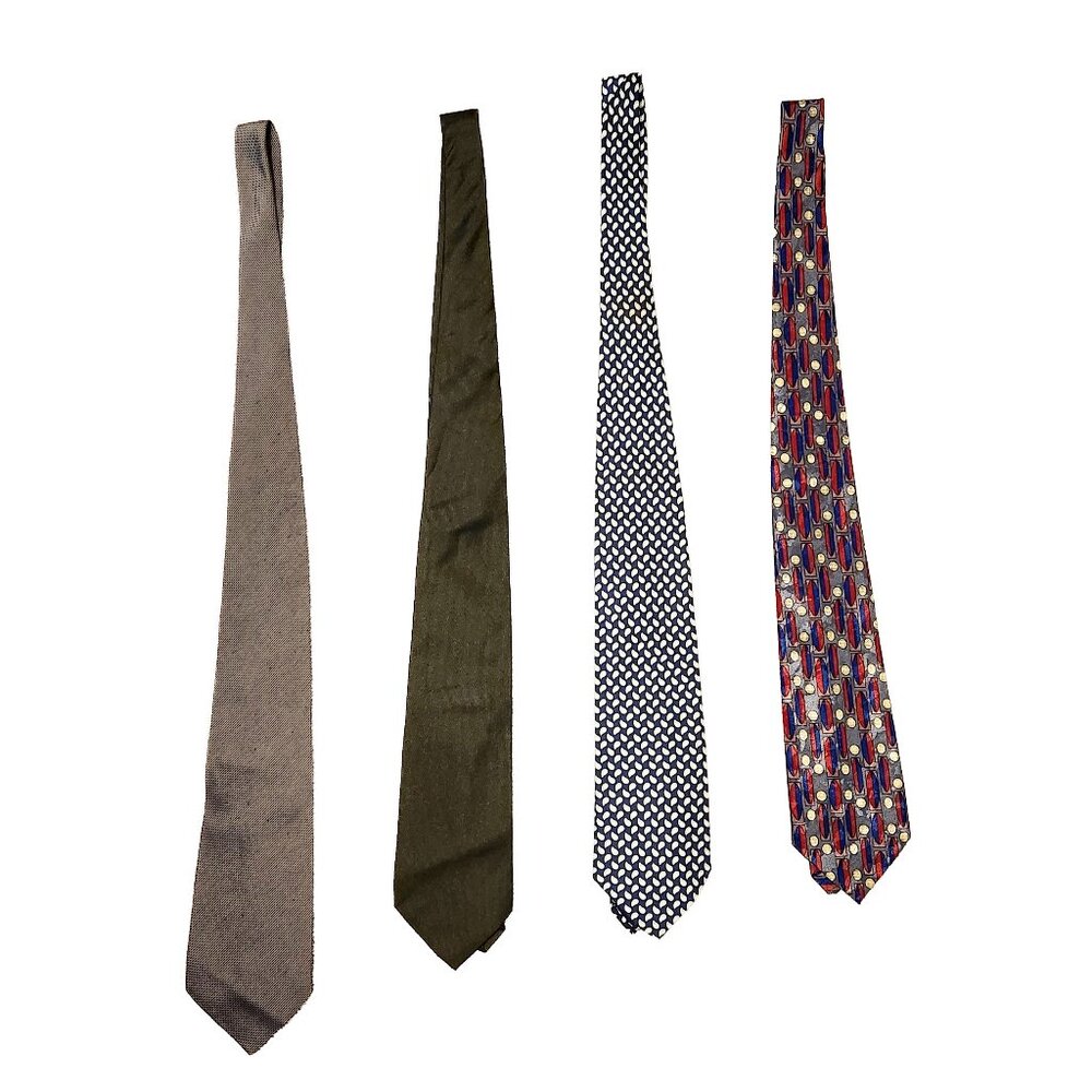 Set of Four Ties - Jacques Britt, Brothers, Banana Republic Neckties